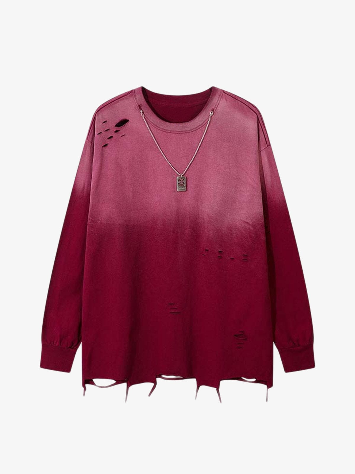 Long Sleeve Holey Fade