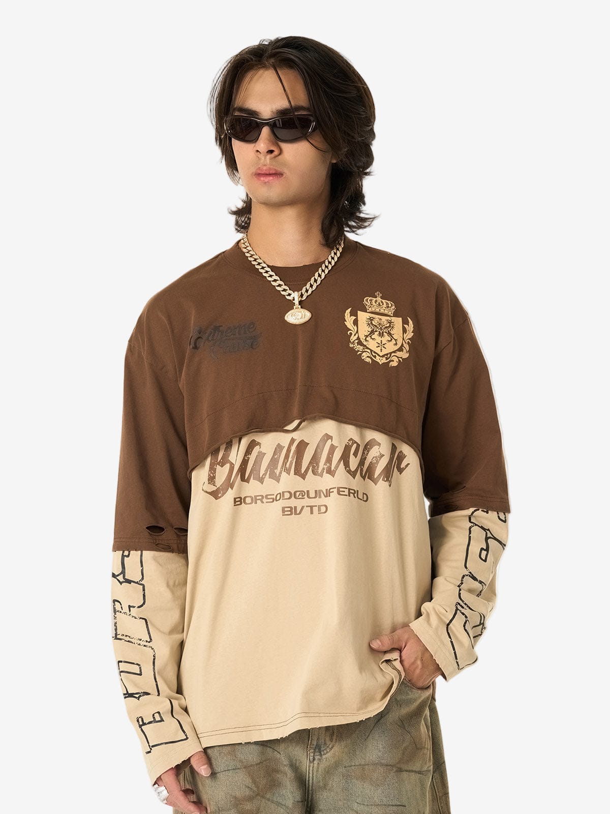 Long Sleeve Retro Badge