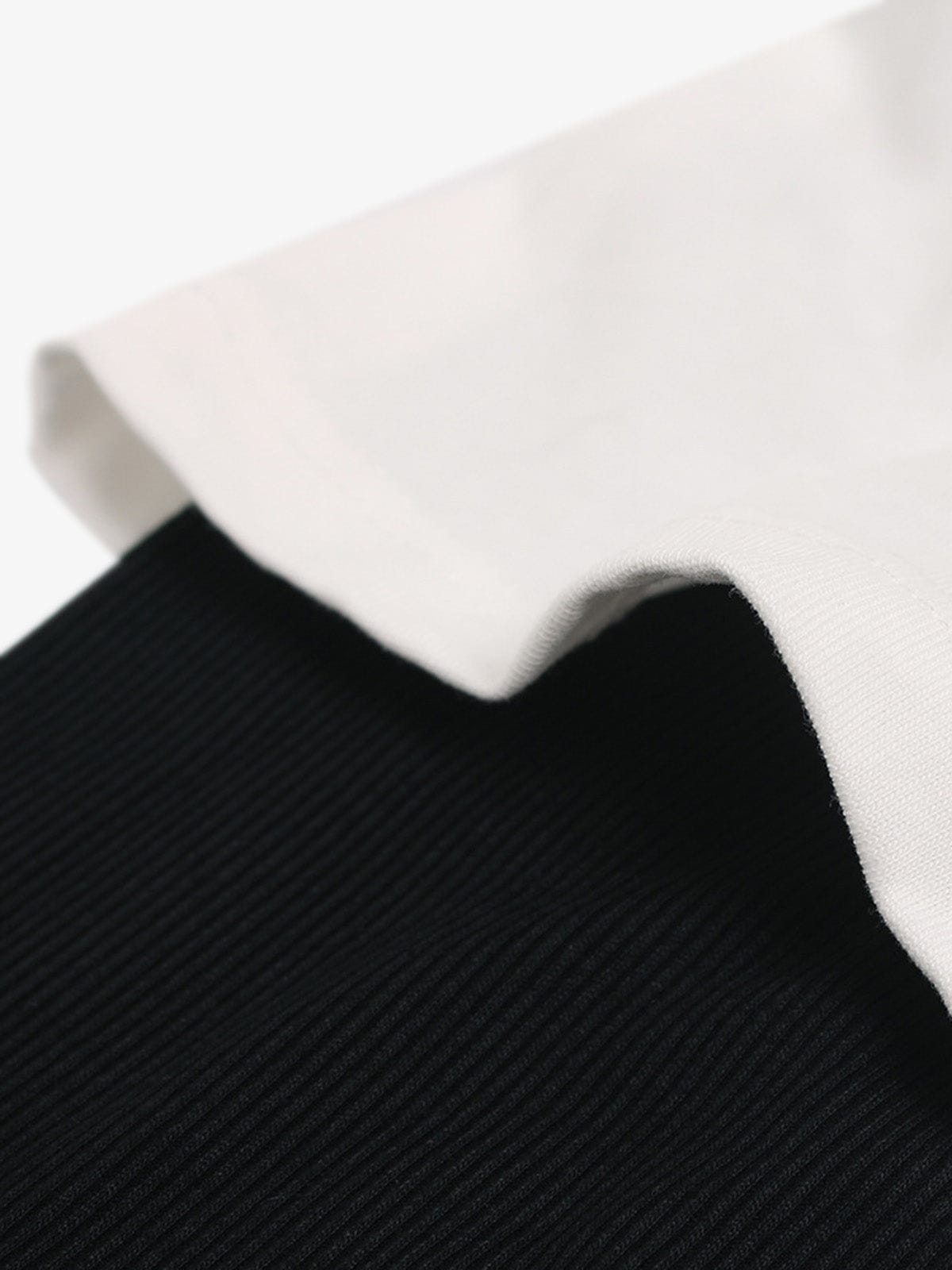 Long Sleeve Colorblock Patch
