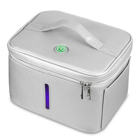 iMounTEK UV Disinfection Bag, Portable LED UV Sanitizer Box USB-Powered Travel UV Cleaner Bag for Baby Bottles Toys Underwear Toothbrush Beauty Tools