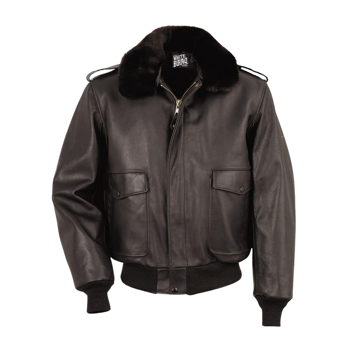 Men's Cowhide A-2 Flight Jacket with Zip-Out Liner