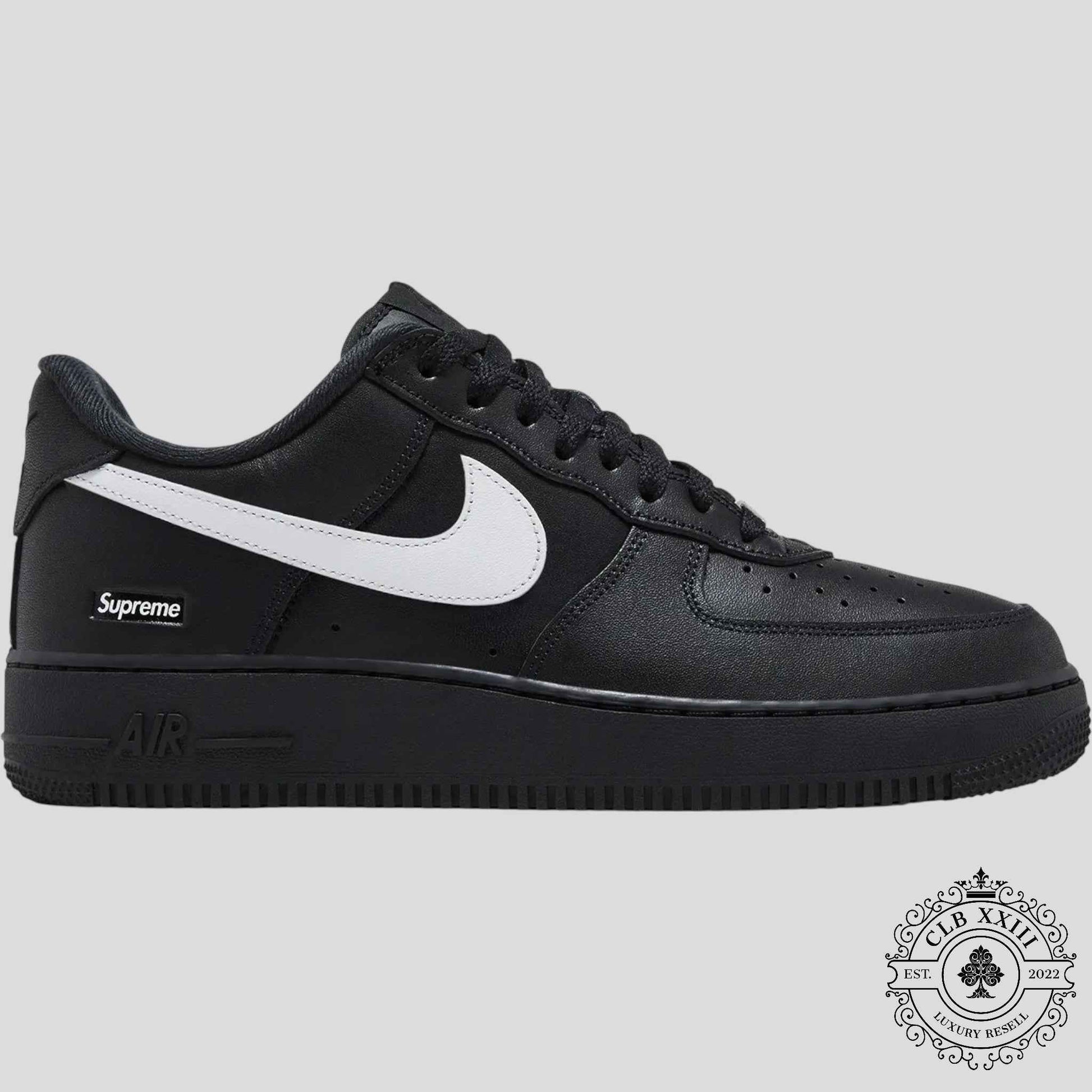 Nike Air Force 1 Low Supreme Black White
