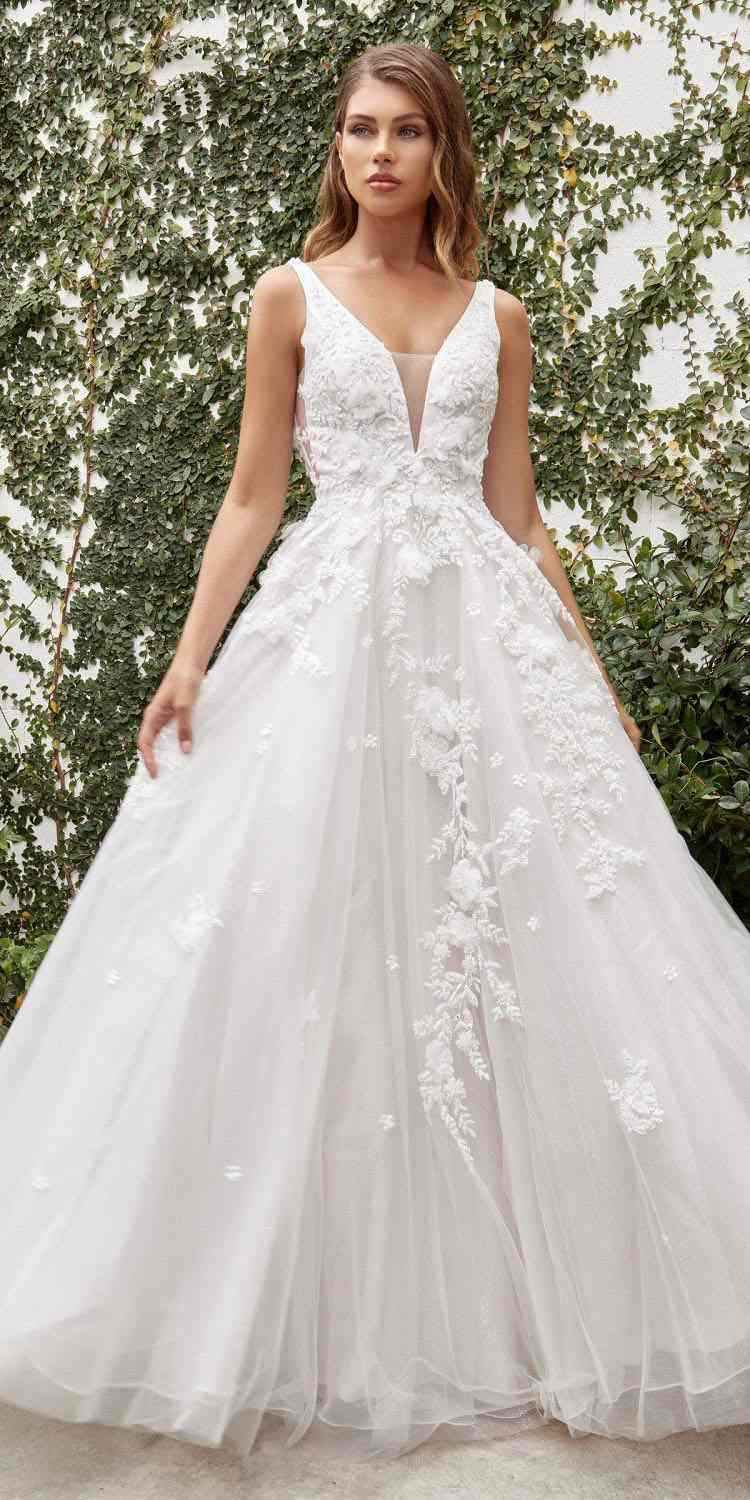 Andrea & Leo A1028W Gardenia A-Line Wedding Gown