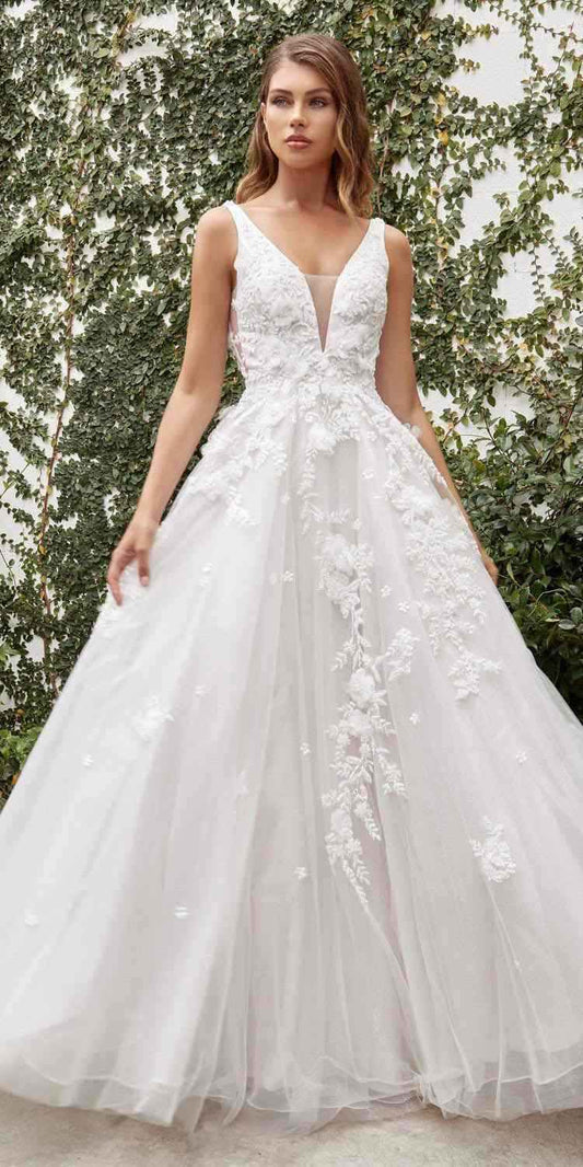 Andrea & Leo A1028W Gardenia A-Line Wedding Gown