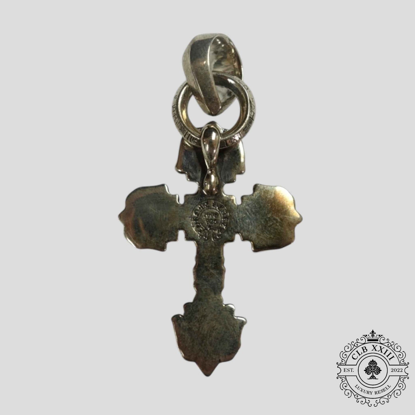 Chrome Hearts Filigree Cross Pendant in Silver