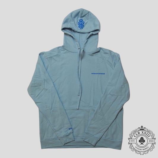 Chrome Hearts Art Basel Vine Dagger Hoodie in Baby Blue