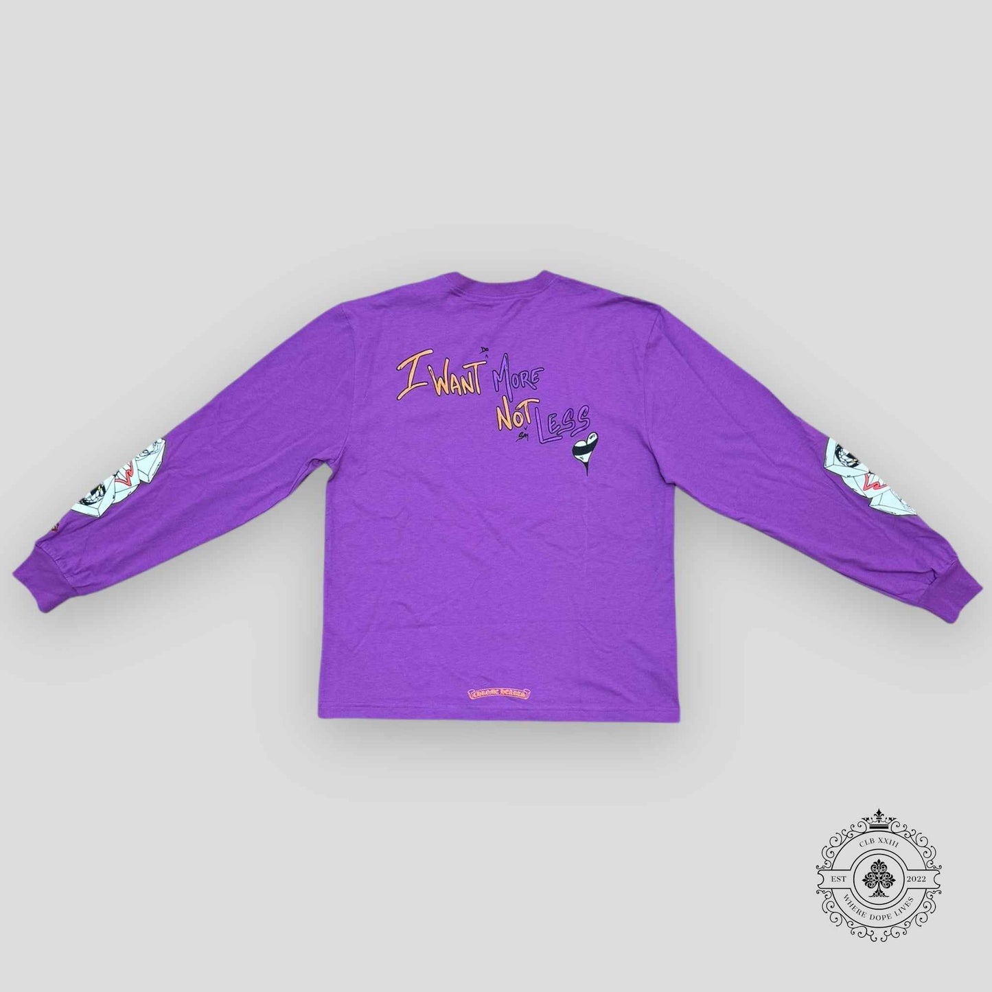 Chrome Hearts Matty Boy An That's That Long Sleeve in Purple