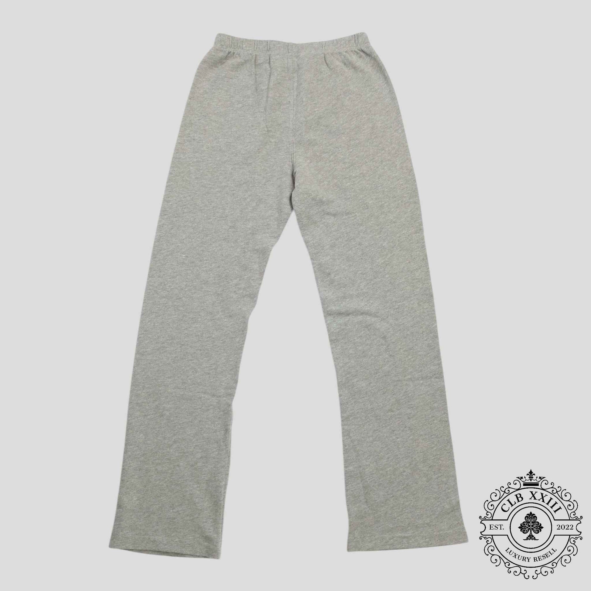 Chrome Hearts Women's Triple Cross CH Flocked Sweatpants in Grey