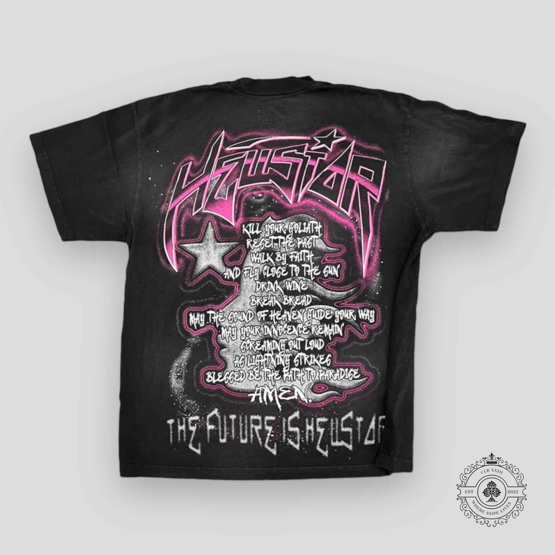 Hellstar The Future T-Shirt Black/Pink