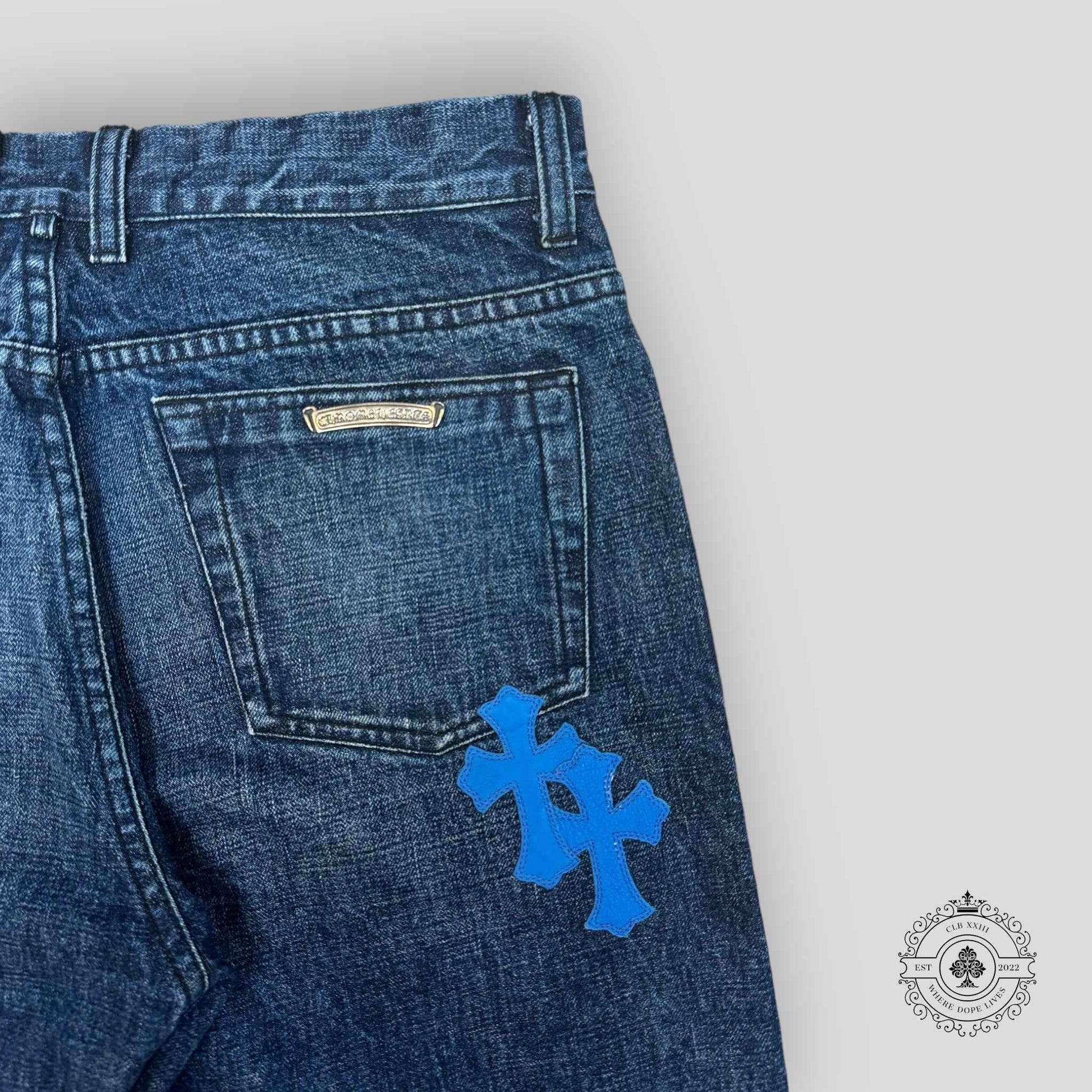 Chrome Hearts Fleur Knee Jeans