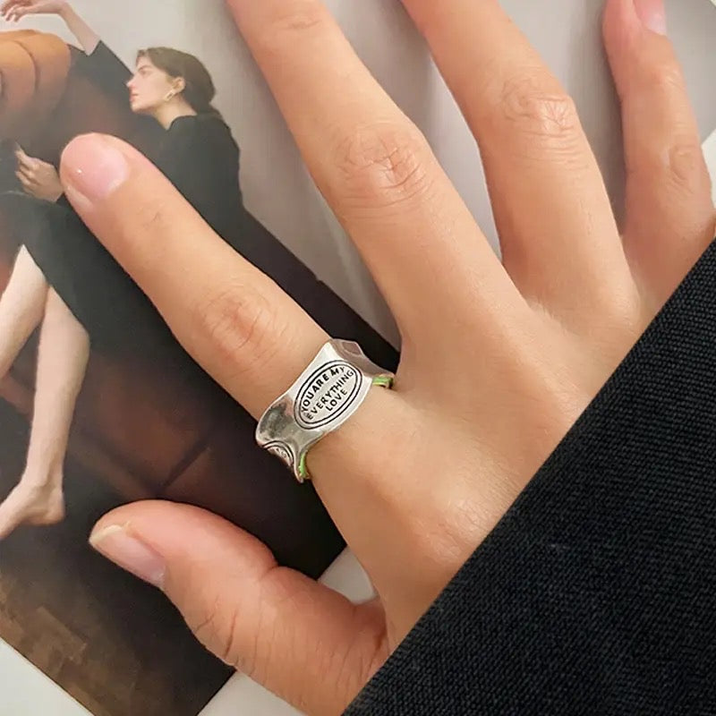 "You Are My Everything Love" Ring