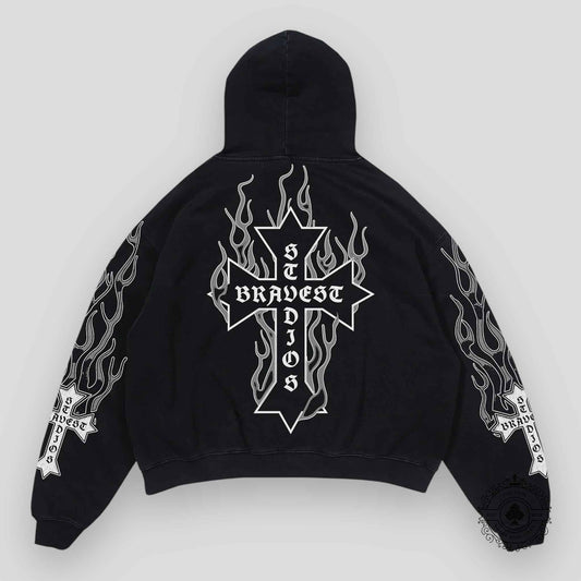 Bravest Studios Eternal Hoodie in Grey