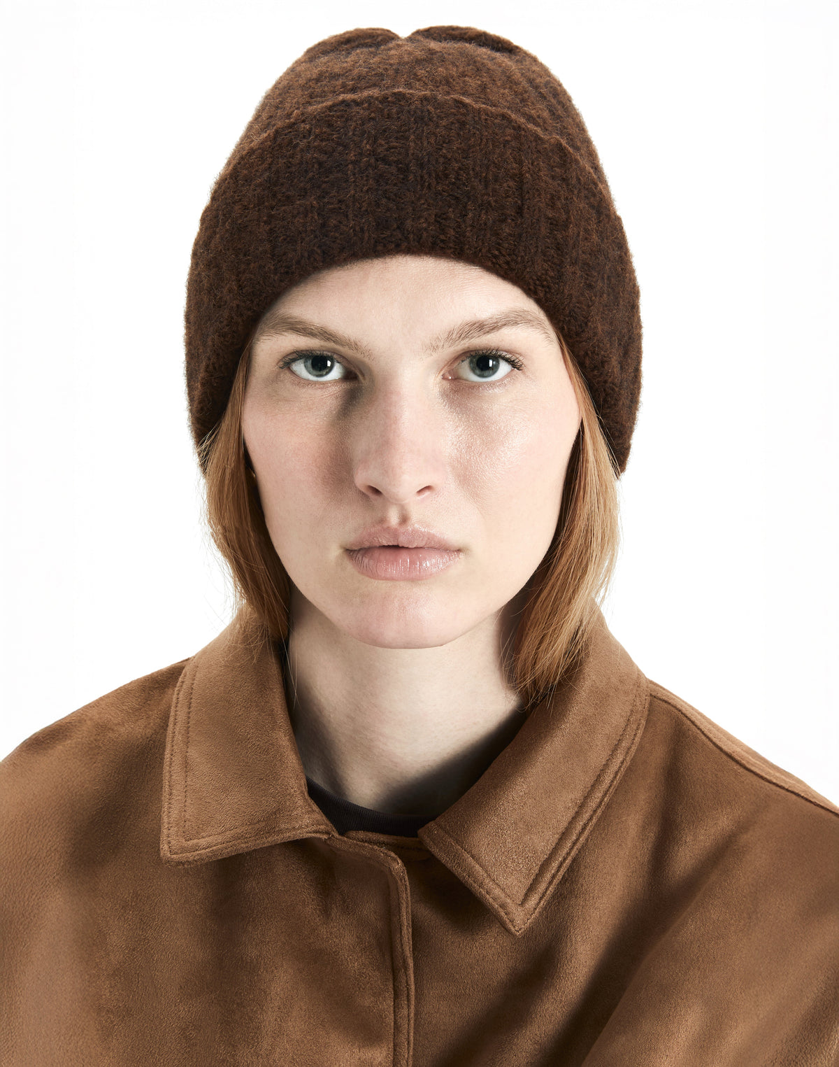Lightweight Alpaca Wool Rib Beanie