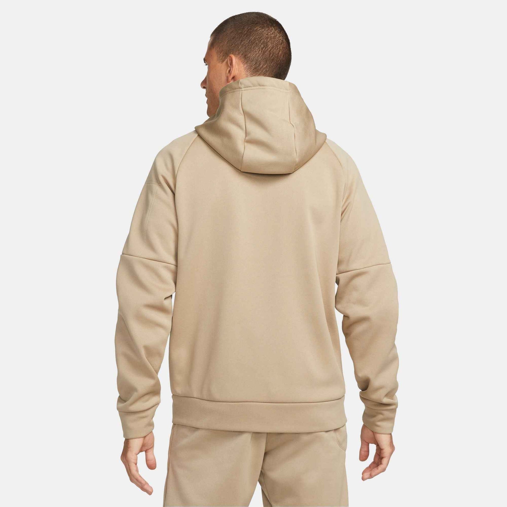 Nike Mens Therma Full Zip Fitness Top - Khaki