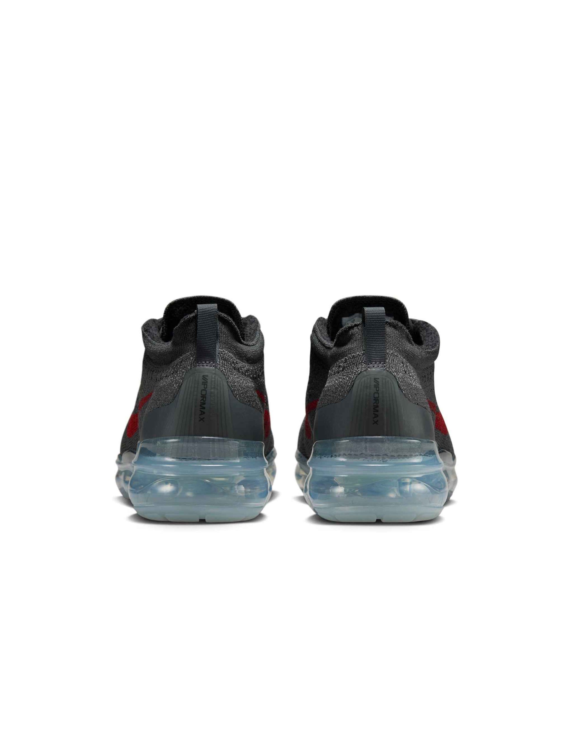 Nike Mens Air Vapormax 2023 Flyknit - Dark Grey/Gym Red