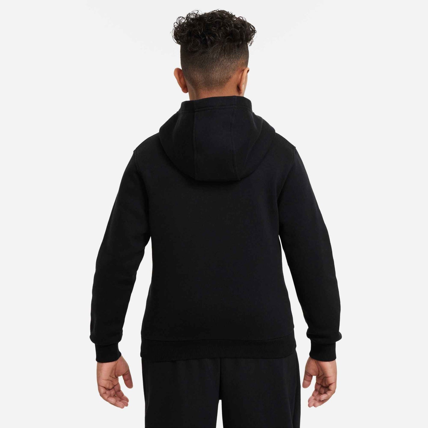 Nike Big Kids Sportswear Club Hoodie - Fleece Black/White