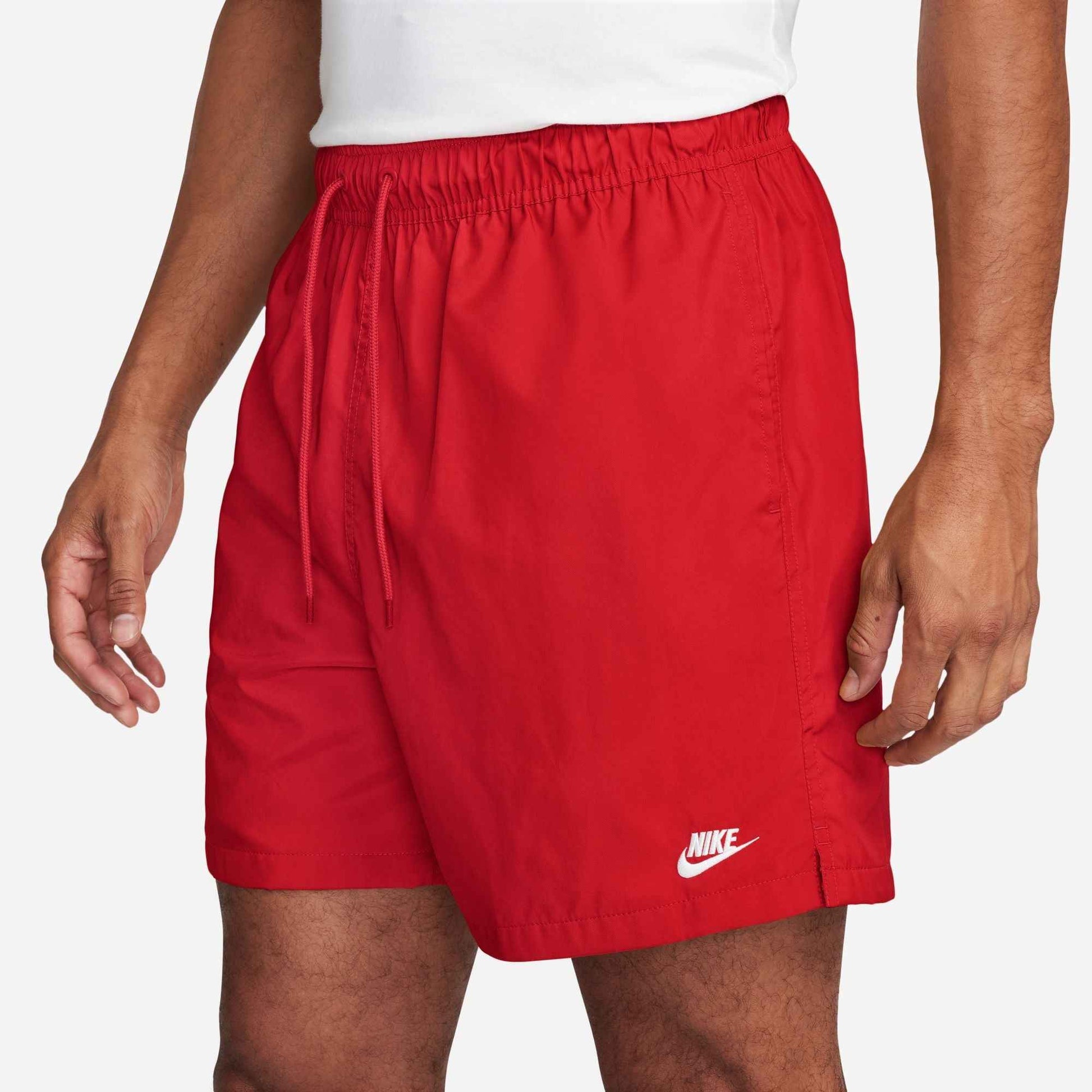 Nike Mens Club Woven Flow Shorts - University Red