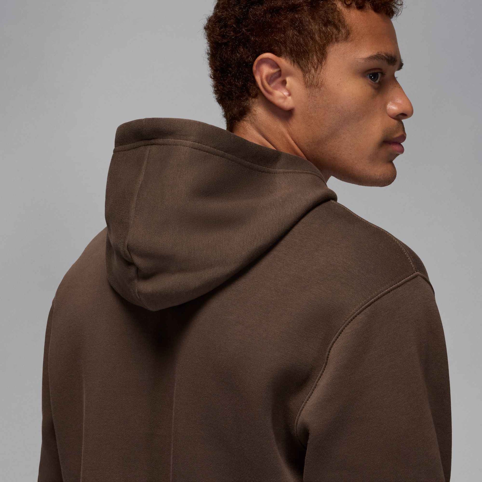 Air Jordan Mens Brooklyn Fleece Pullover Hoodie - Brown