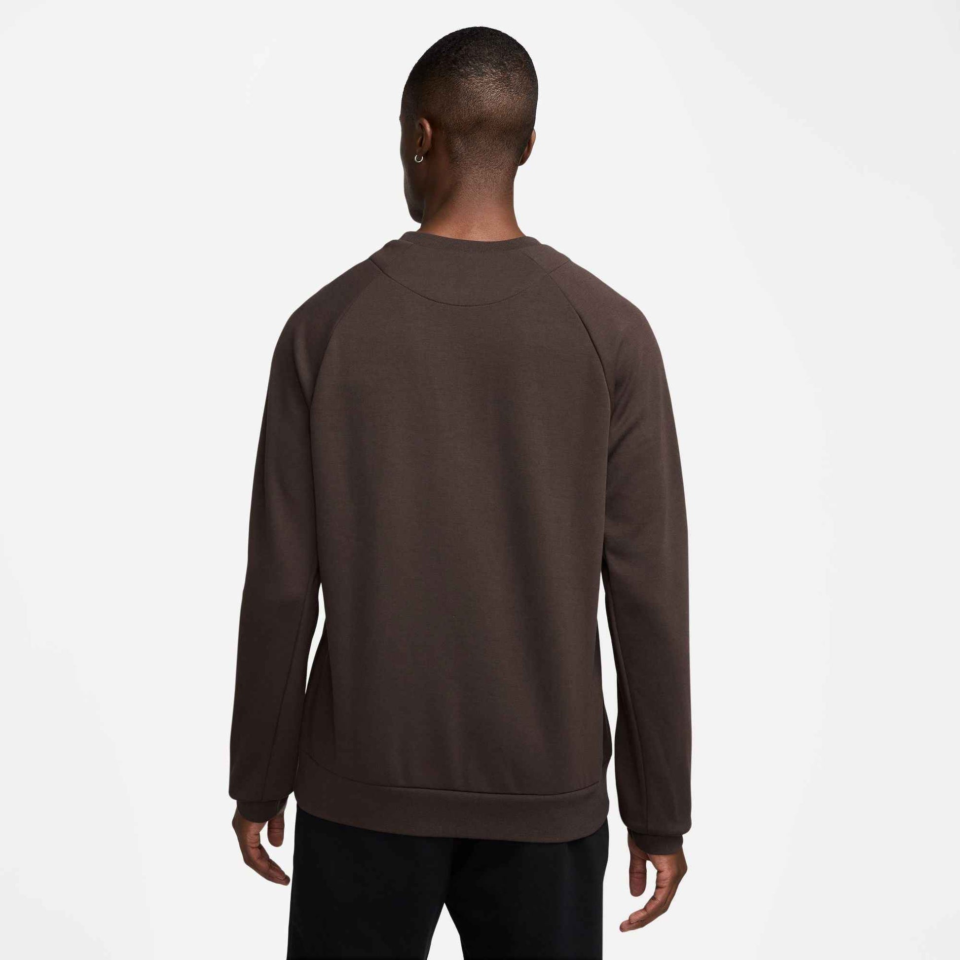 Nike Mens Primary Fleece Long Sleeve - Baroque Brown