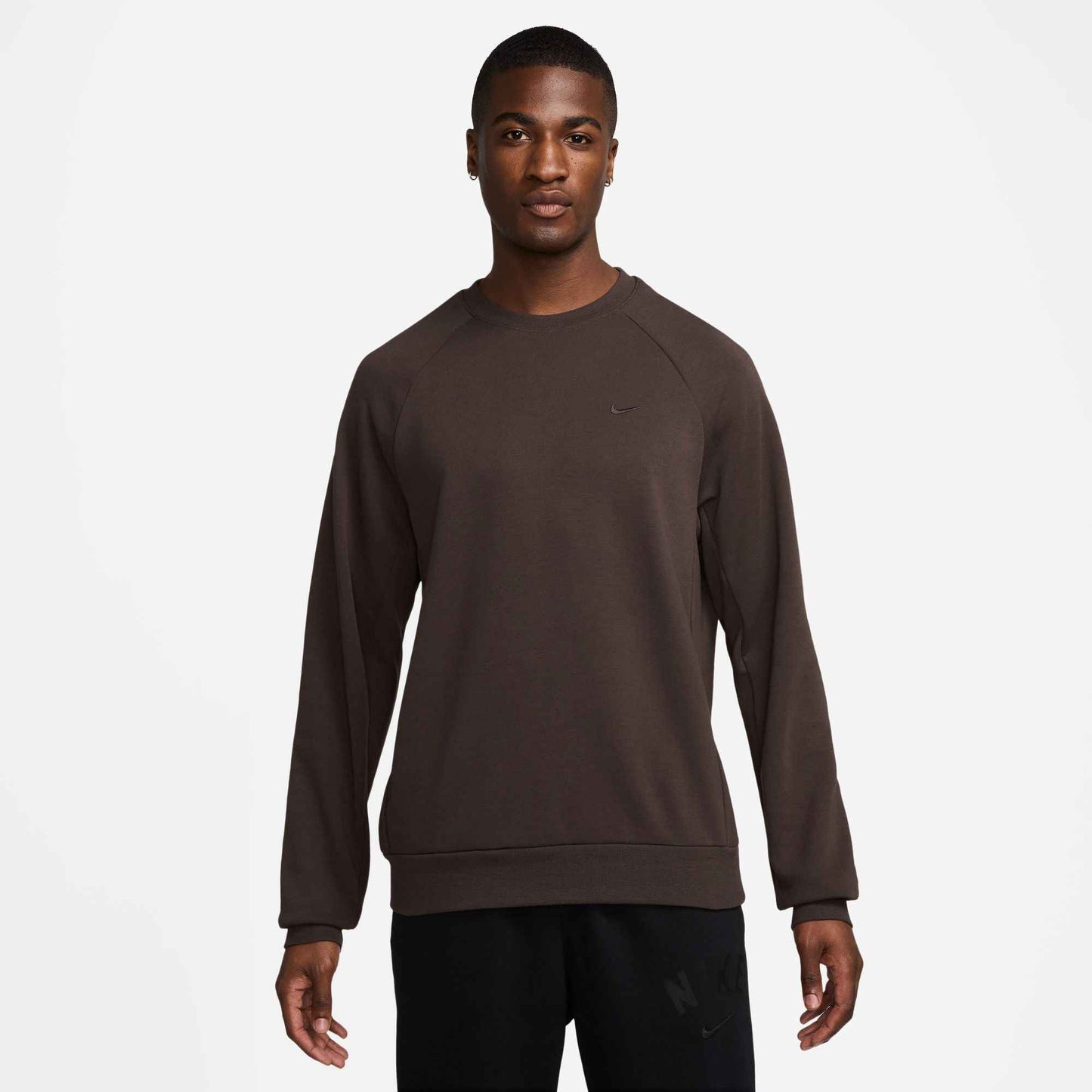 Nike Mens Primary Fleece Long Sleeve - Baroque Brown