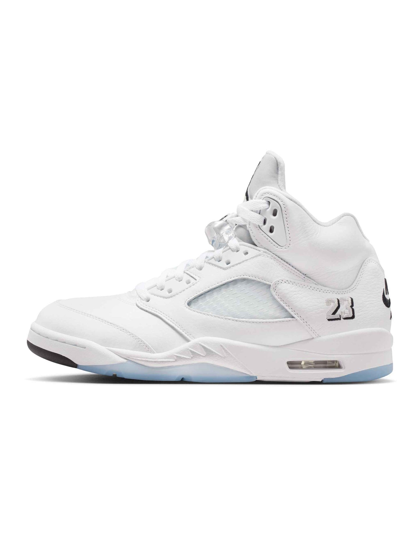 Air Jordan Mens 5 Retro - White Metallic
