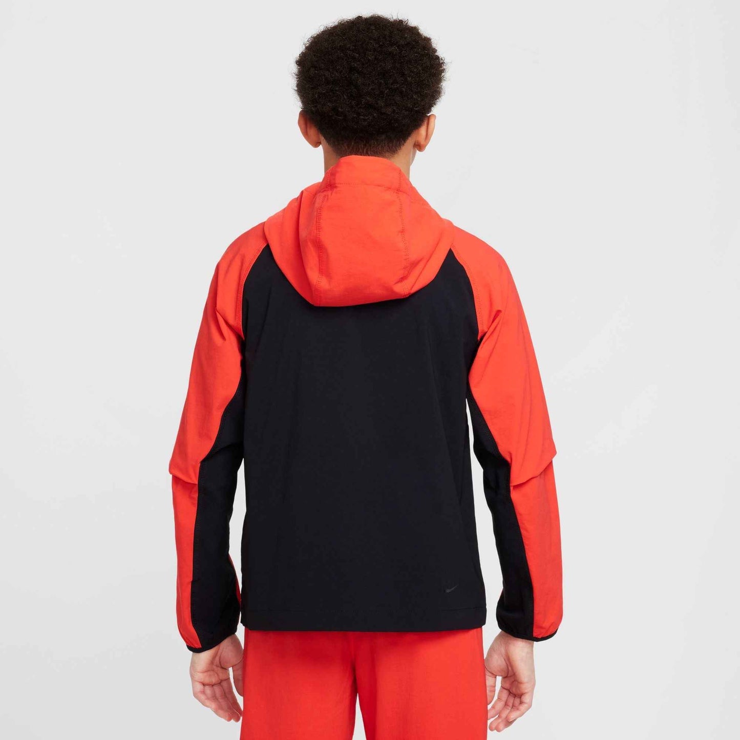 Nike Boys Tech Fleece Hoodie - Black/Light Crimson