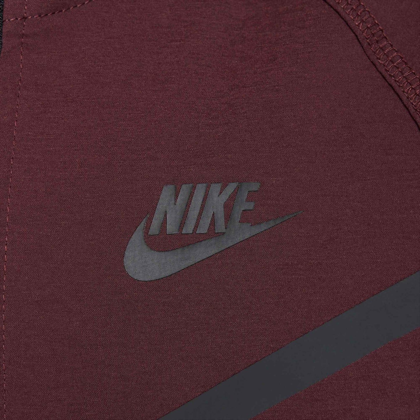 Nike Boys Tech Fleece Hoodie - Burgundy Crush/Black