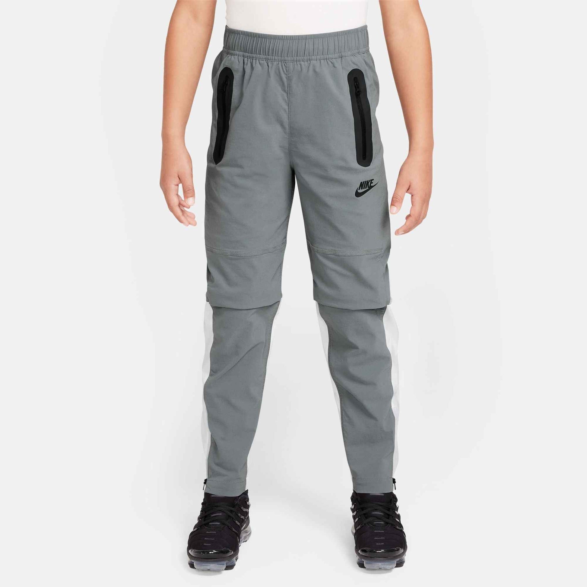 Nike Big Kids Tech Woven Pants - Smoke Grey