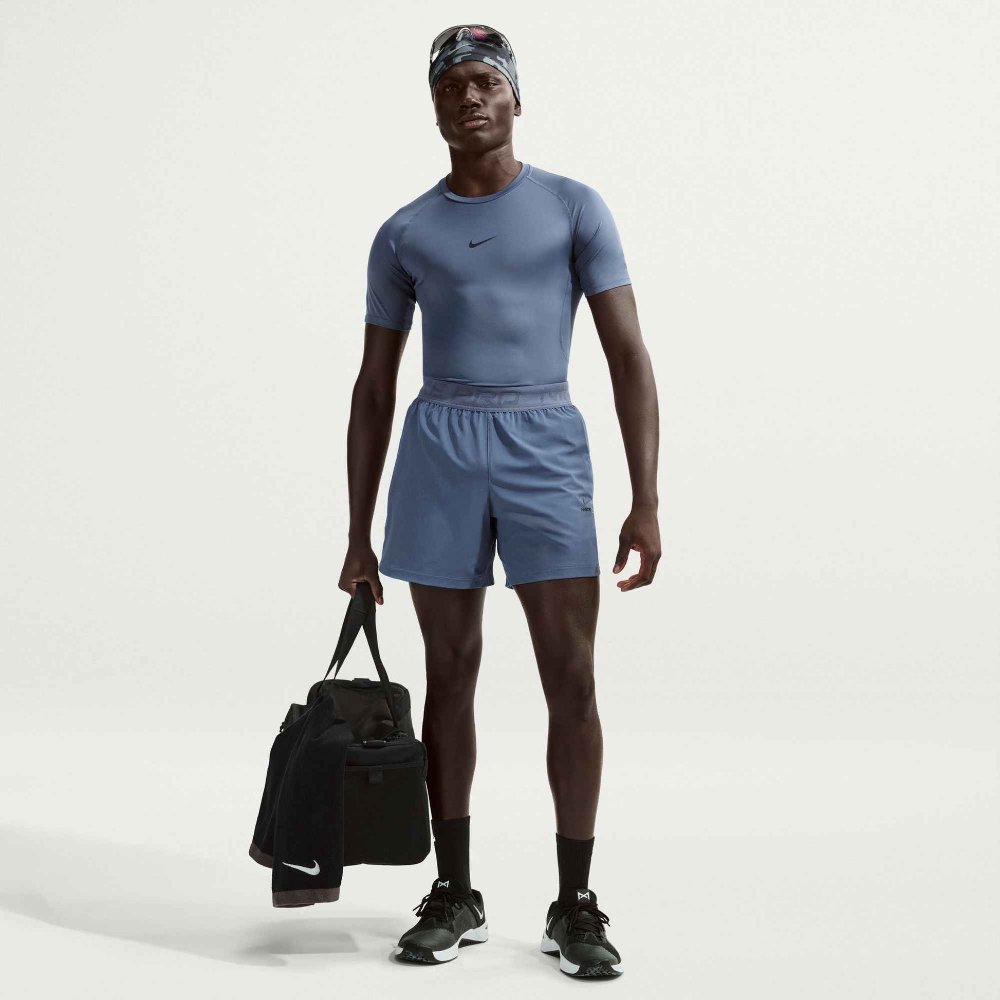 Nike Mens Pro Training 6" Shorts - Diffused Blue