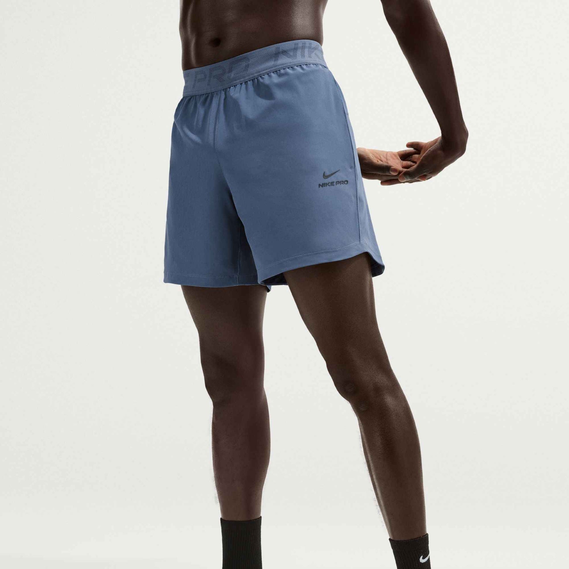 Nike Mens Pro Training 6" Shorts - Diffused Blue