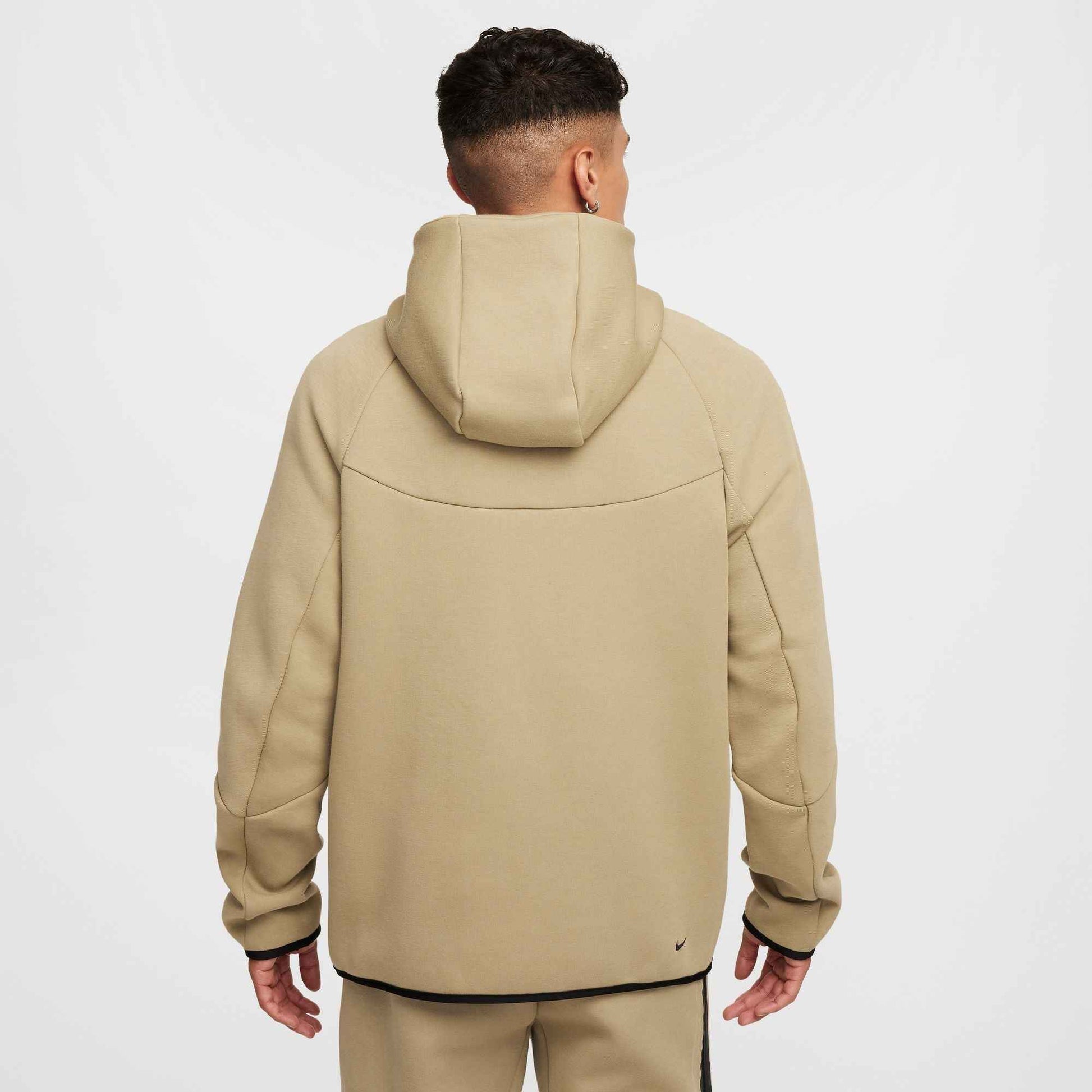 Nike Mens Tech Full Zip Windrunner Hoodie - Neutral Olive/Black