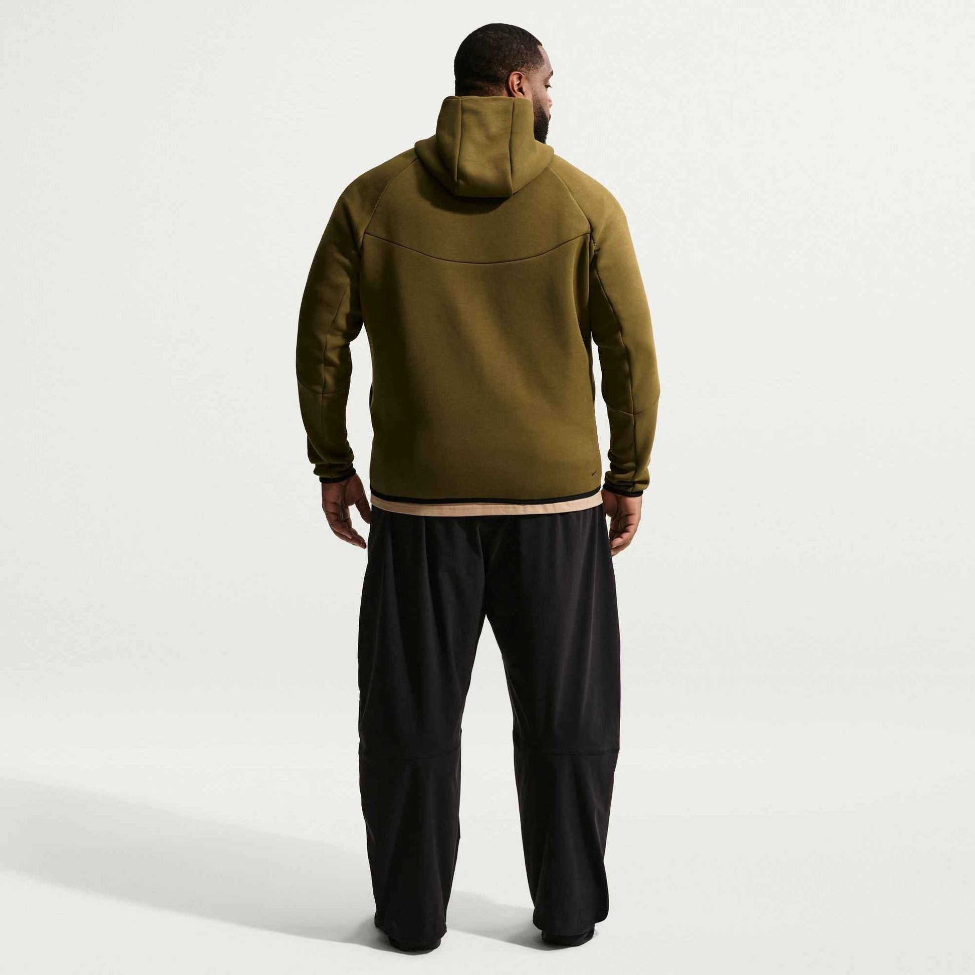 Nike Mens Tech Fleece Windrunner Jacket - Olive Flak