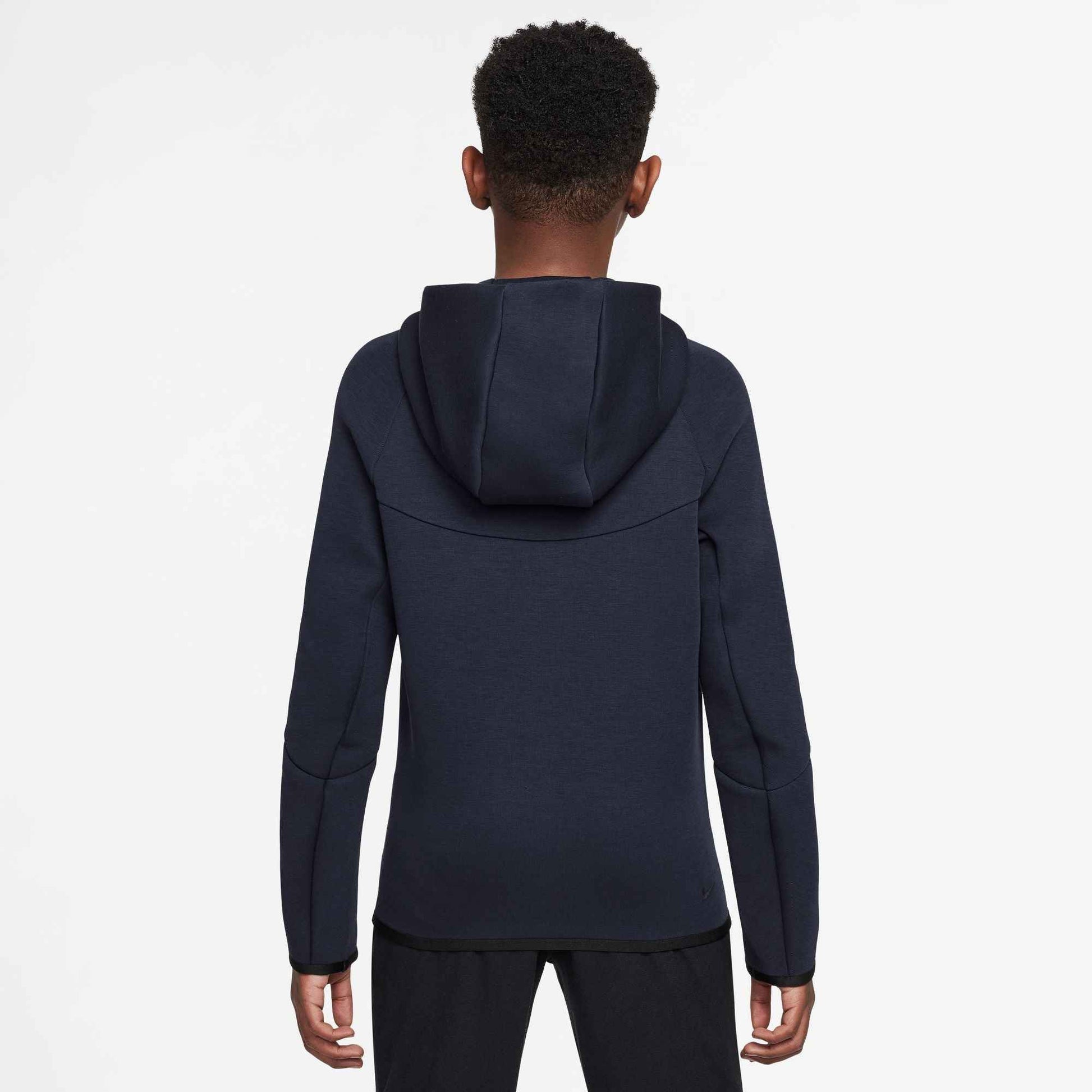 Nike Big Kids Sportswear Tech Fleece Hoodie - Obsidian