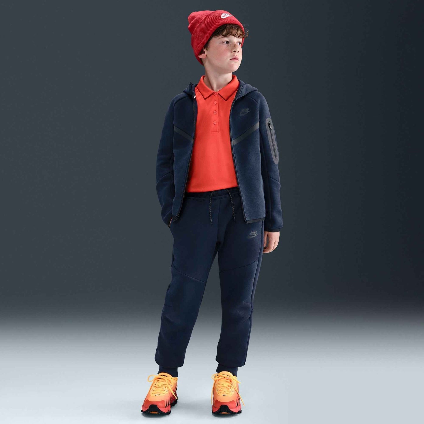 Nike Big Kids Tech Fleece Joggers - Navy
