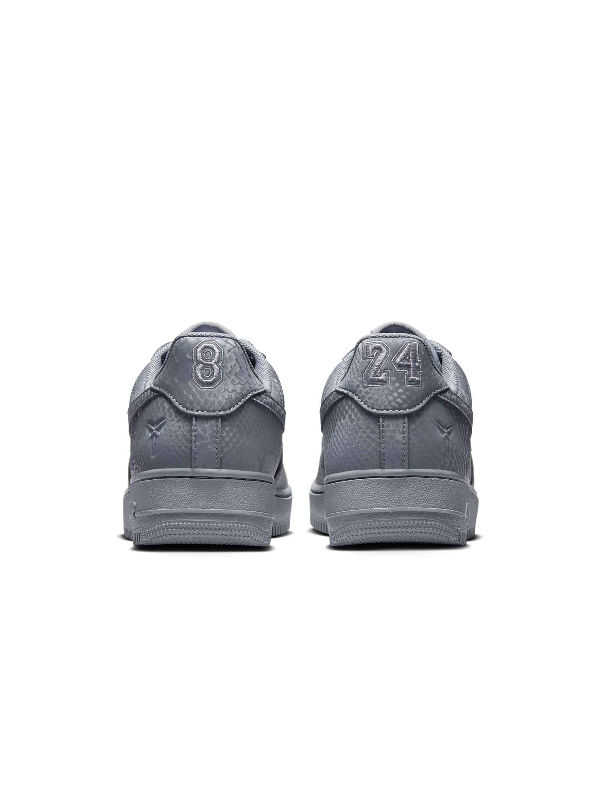Nike Mens Kobe Air Force 1 Low - Wolf Grey