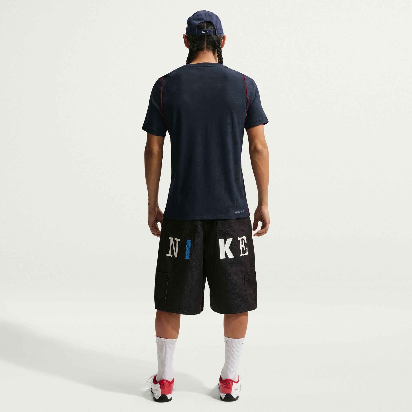 Nike Mens USMNT 2026/27 Match Away - Dark Obsidian