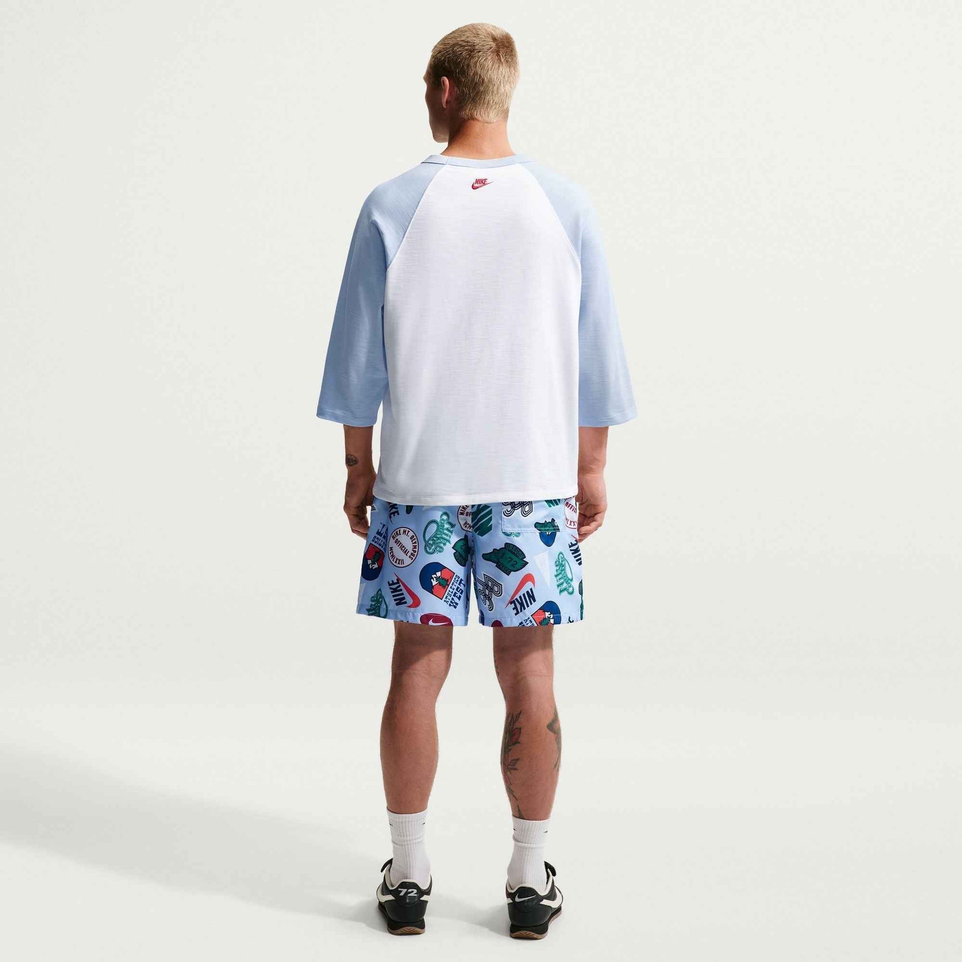 Nike Mens Sportwear Club Woven Flow Shorts - Hydrogen Blue
