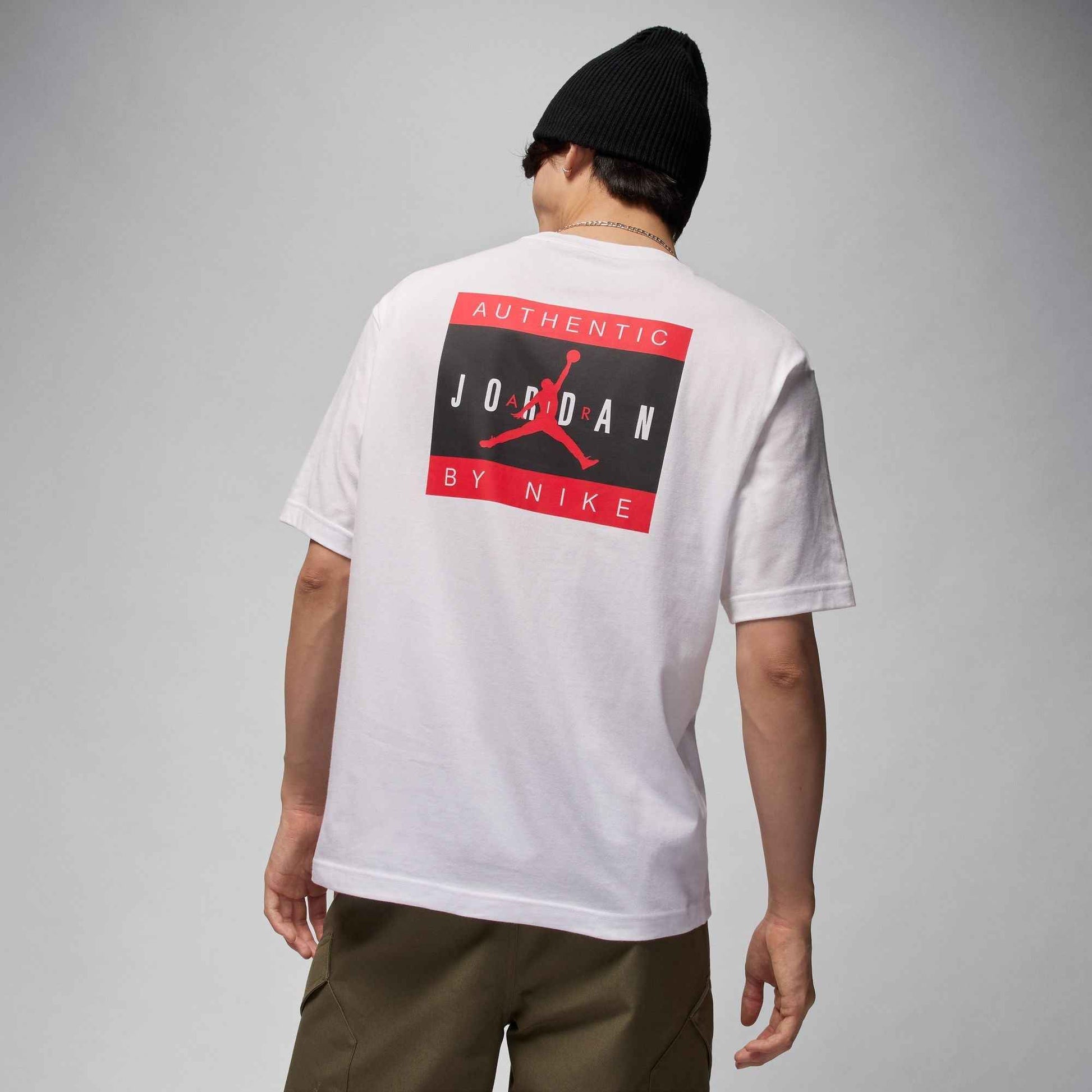 Air Jordan Mens Brand Tee - White