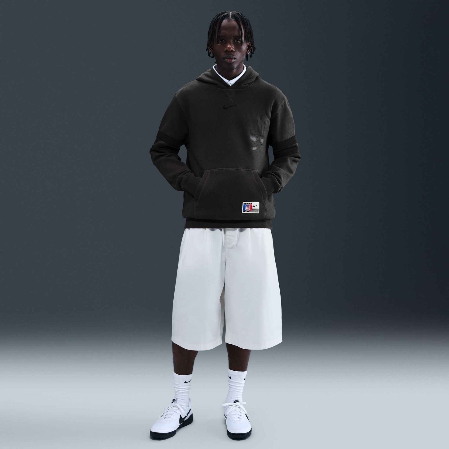 Nike Mens Nike Club Next Up Hoodie - Off Noir
