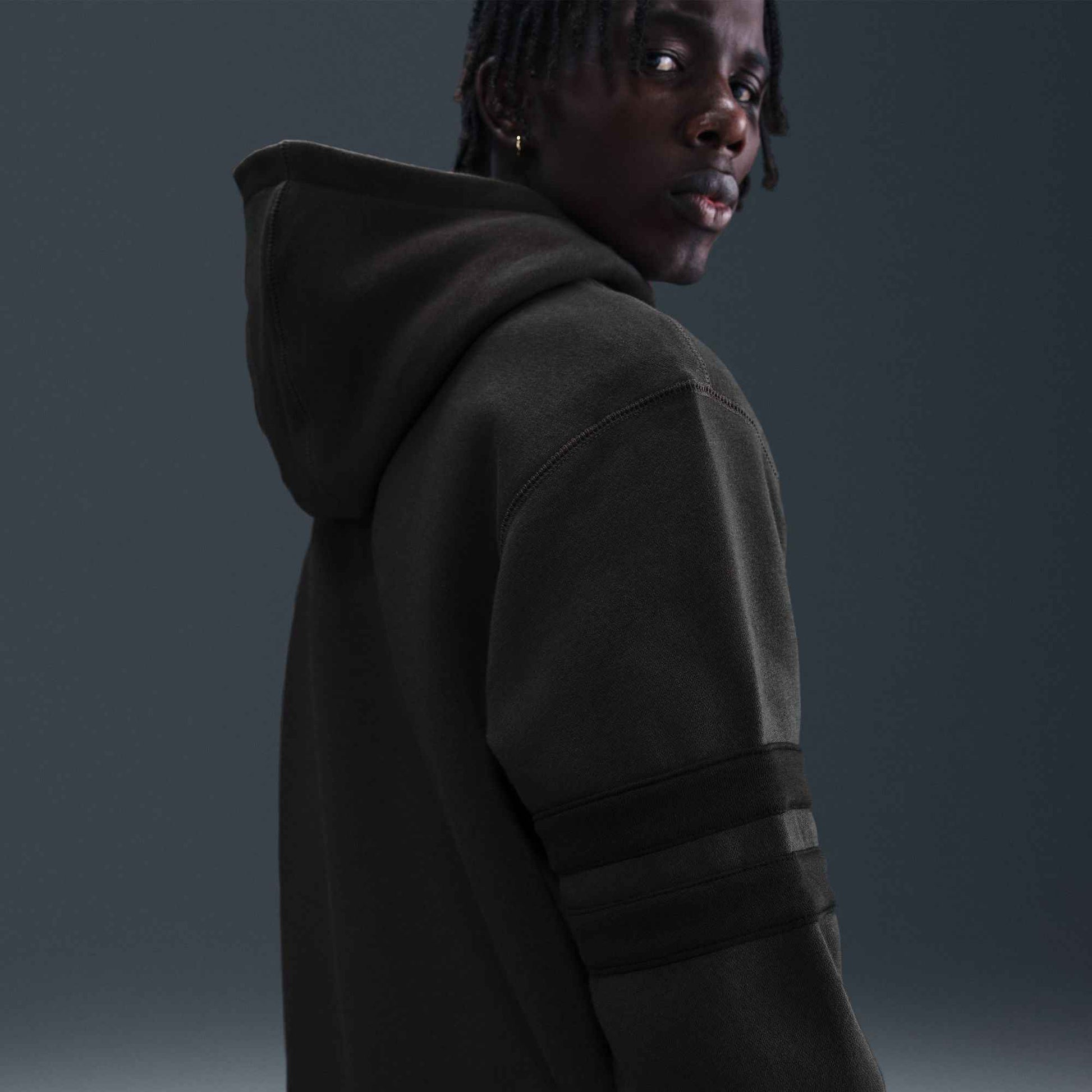 Nike Mens Nike Club Next Up Hoodie - Off Noir