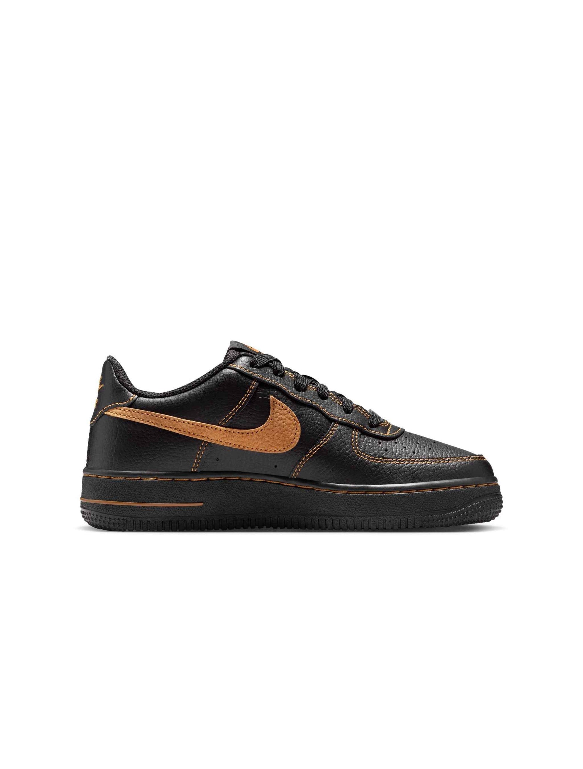Nike Big Kids Air Force 1 Lv8 - Black/Desert Ochre