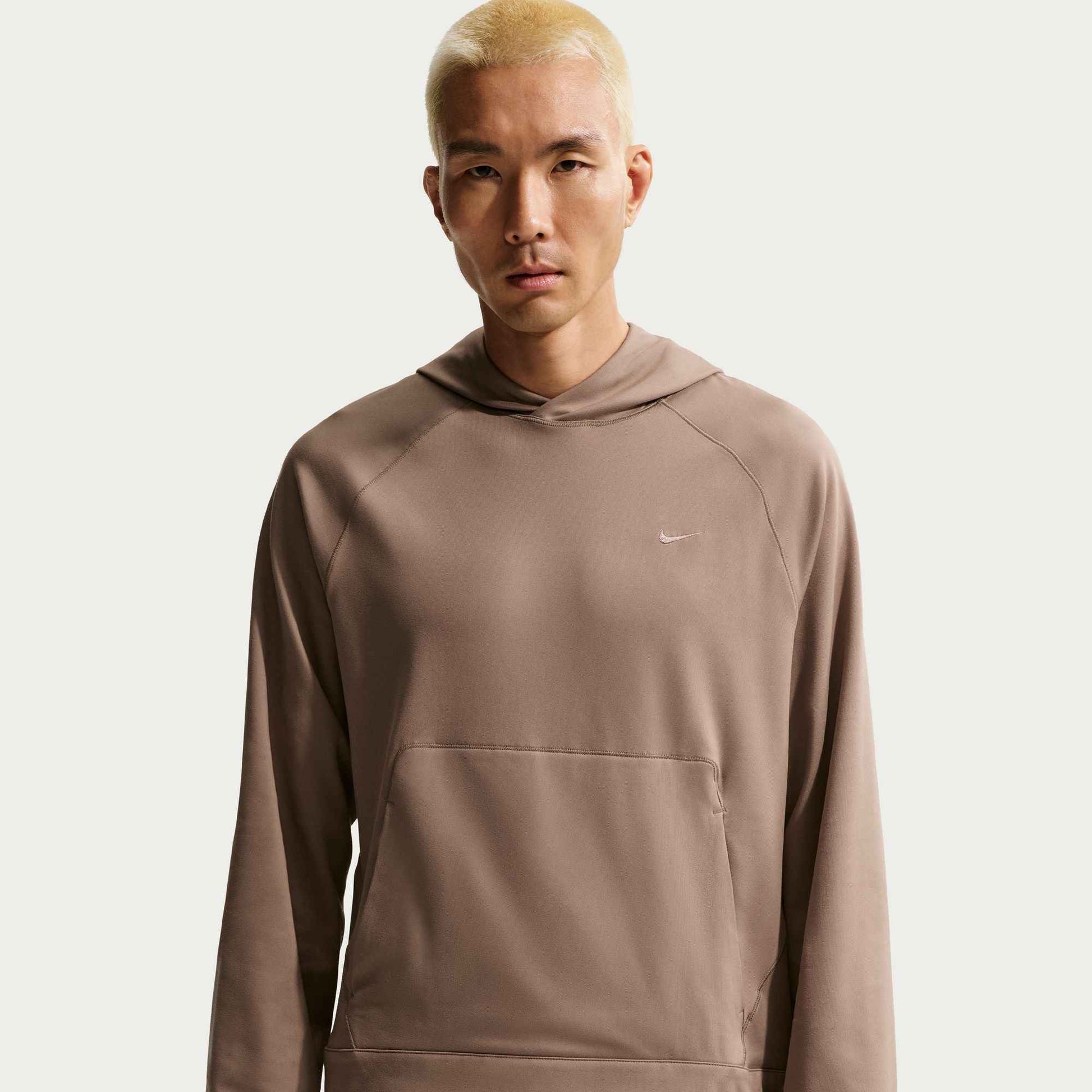 Nike Mens Primary NanoKnit Pullover Hoodie - Mink Brown