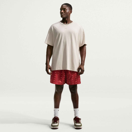 Nike Mens Sportswear Club Woven Flow Shorts - Team Crimson