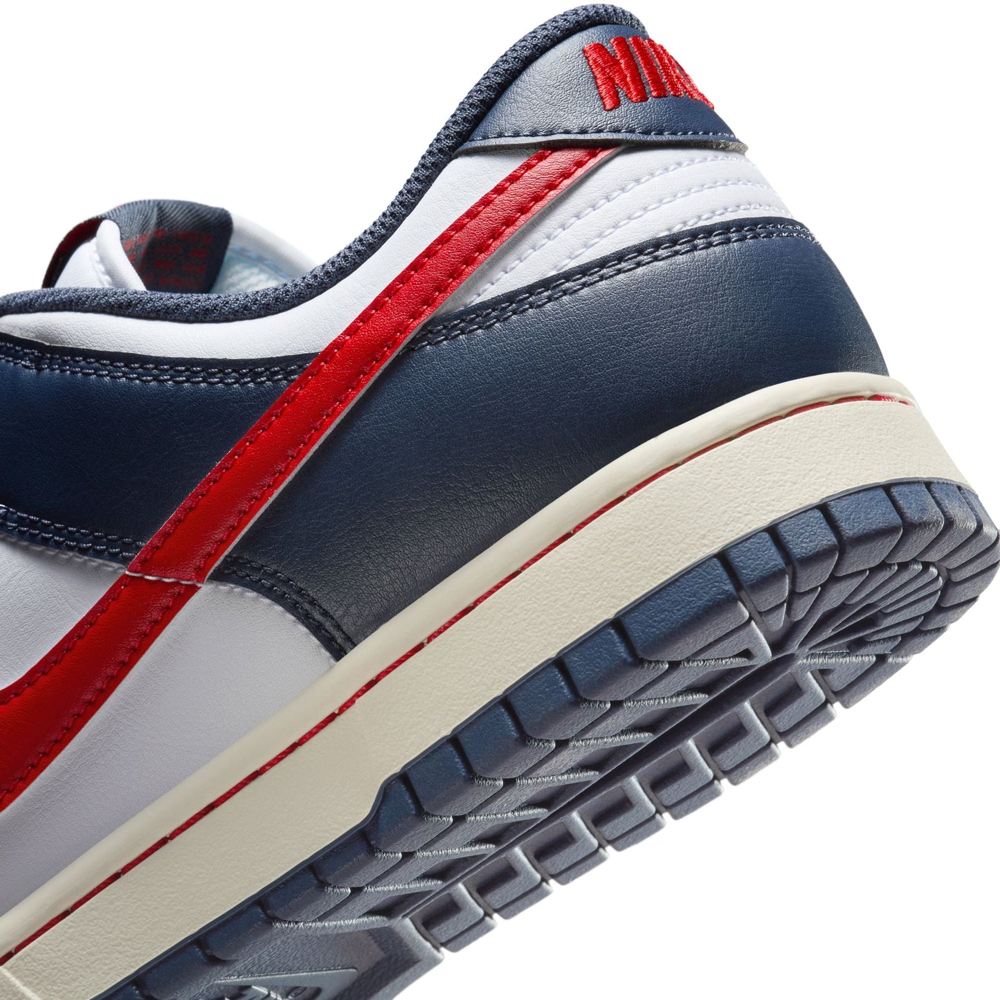 Nike Mens Dunk Low Retro  - White/University Red