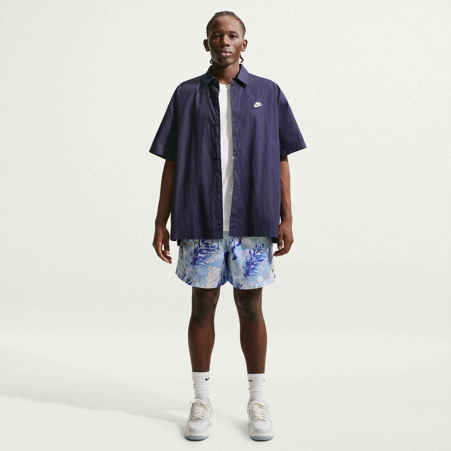 Nike Mens Club Flow Shorts - Celestine Blue