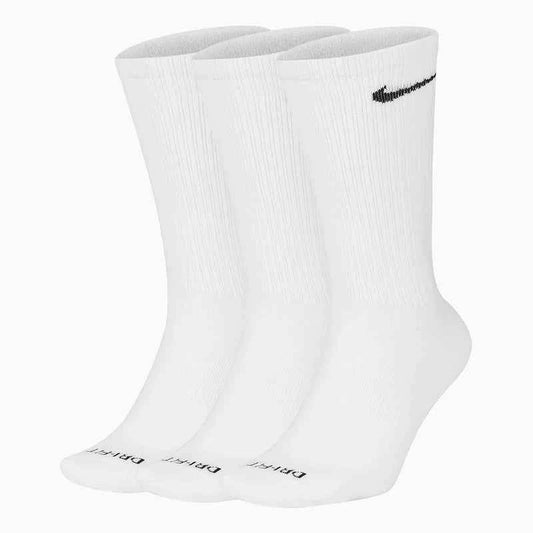 Nike 3-Pack Everyday Plus Lightweight Crew Socks - White