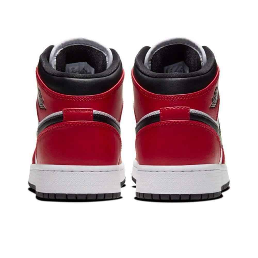 Air Jordan 1 Mid Chicago Black Toe GS SneakerNational