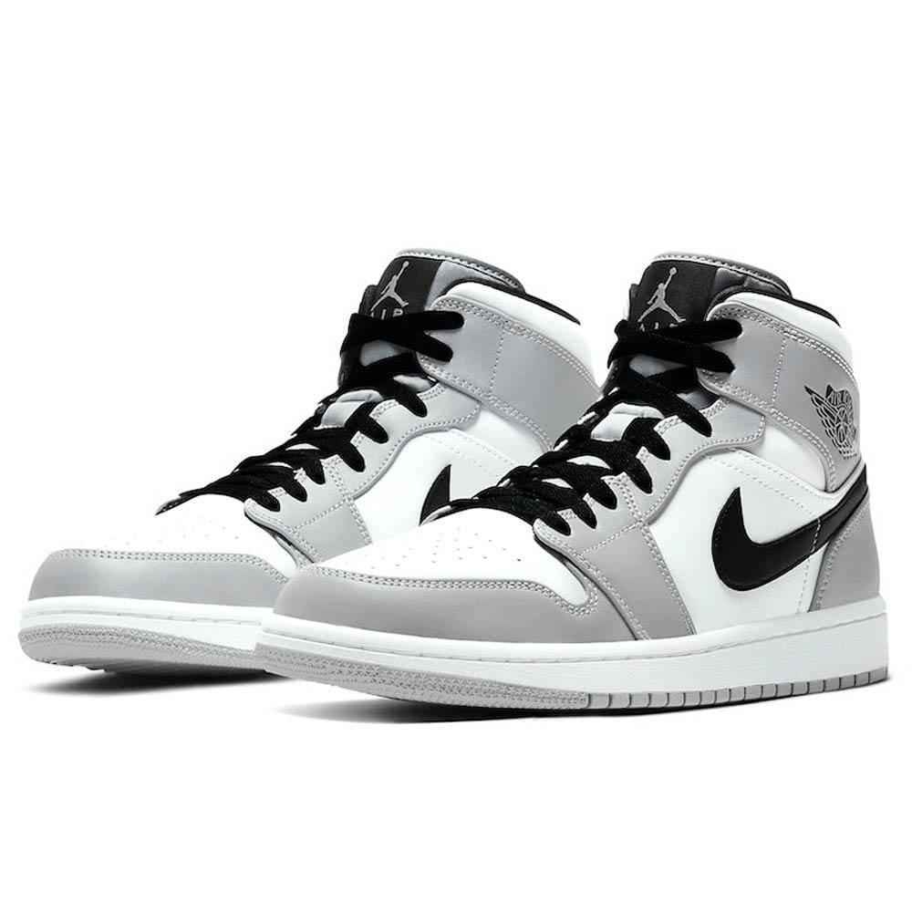 Air Jordan 1 Mid 'Smoke Grey' - Trendy Sneakers for Any Occasion SneakerNational