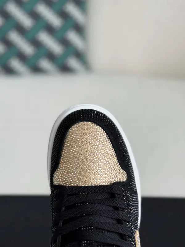 Air Jordan 1 Low “Gold Dust” Black & Gold
