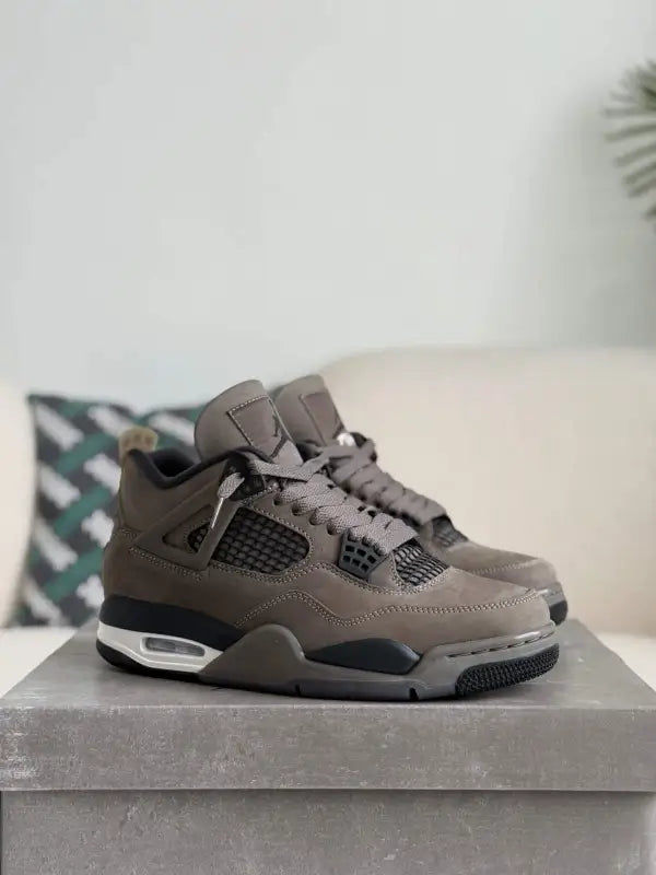 Air Jordan 4 Retro – Cave Stone – Stony Gray and Black